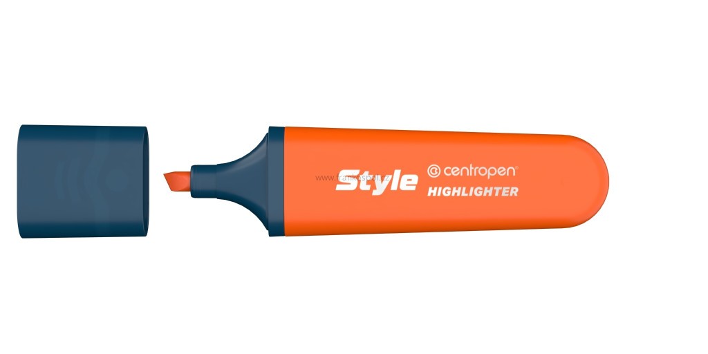 Zvýrazňovač CENTROPEN Style 6252, fluo, oranžový