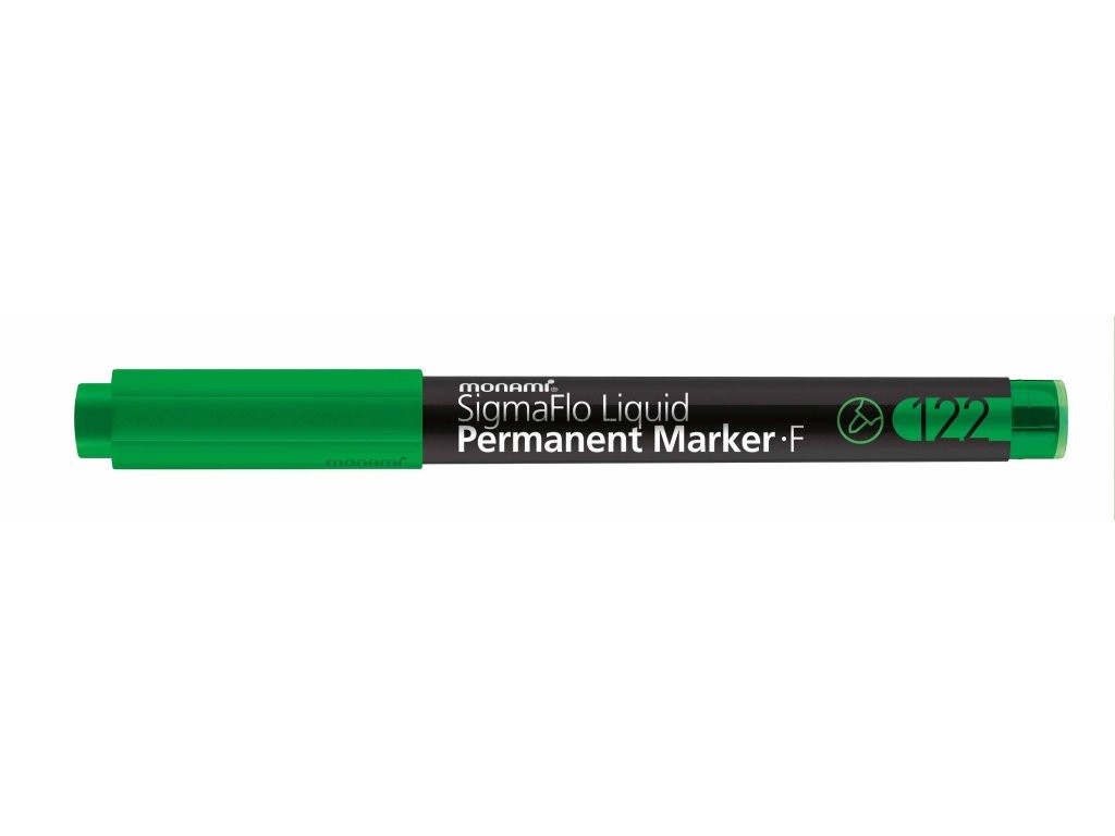 Permanentní popisovač MONAMI 122 SigmaFlo Liquid, zelený