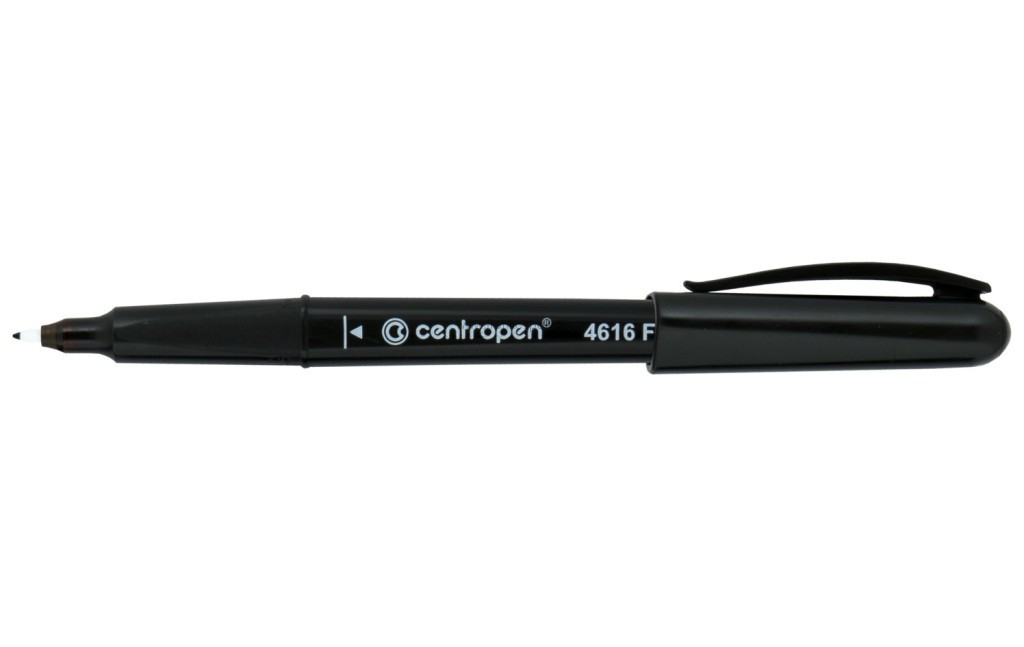 Popisovač CENTROPEN 4616 F na CD/DVD/BD, černý