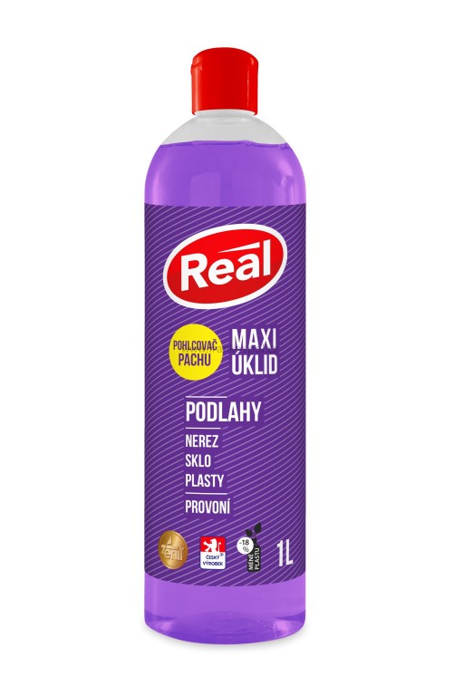 REAL Maxi úklid, 1 l, pohlcovač pachu