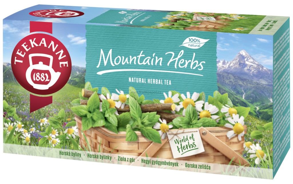Bylinný čaj TEEKANNE Mountain herbs, 20 x 1,8 g