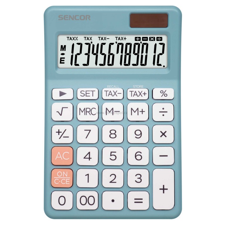 Kalkulačka SENCOR SEC 381 TAX, modrá