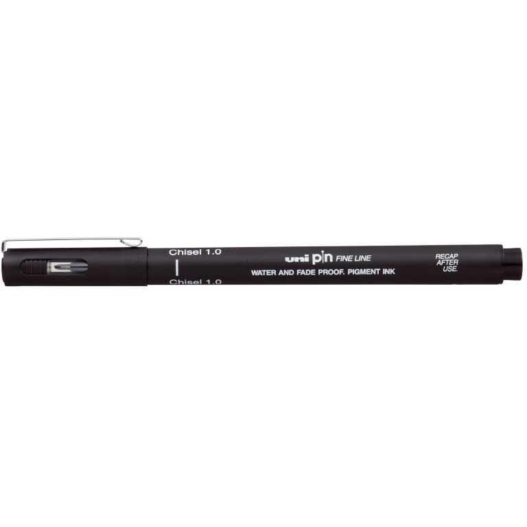 Kreativní popisovač UNI PIN CS1 Liner, 1,0 mm, černý