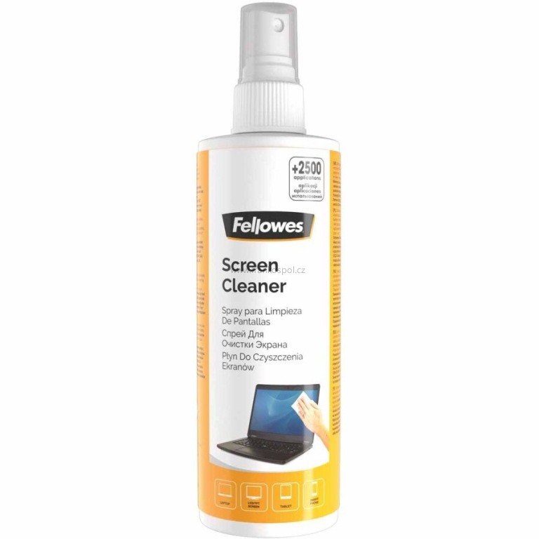 Čisticí sprej FELLOWES na monitory, 250 ml