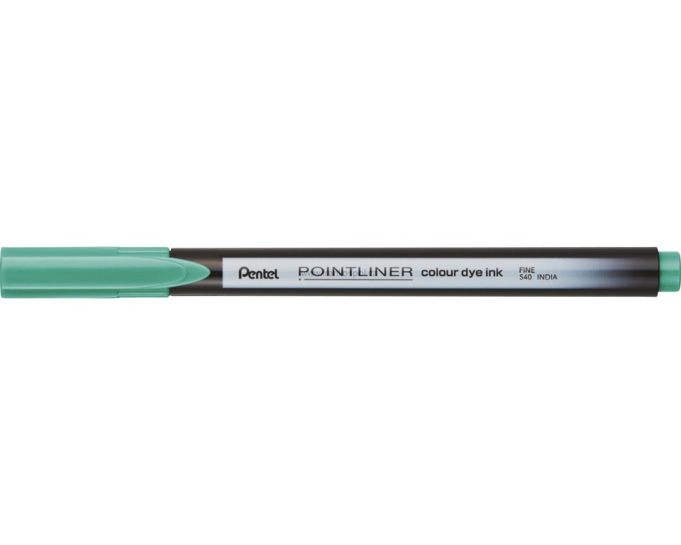 Liner PENTEL Pointliner S40, 0,4 mm, mořsky zelená