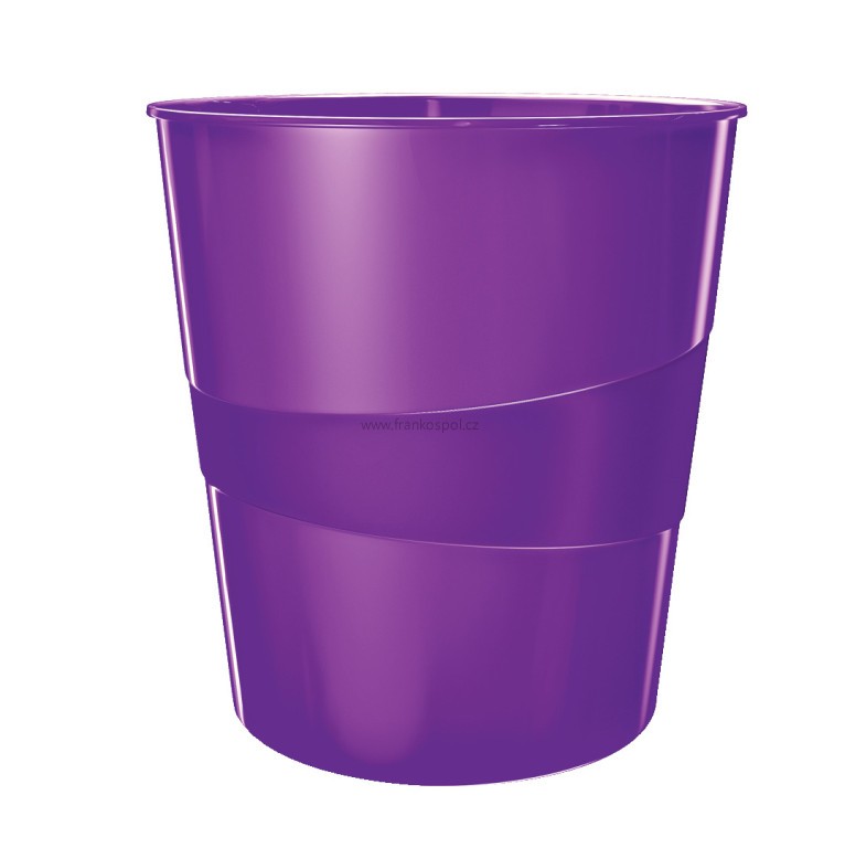 Koš odpadkový LEITZ WOW, purpurový