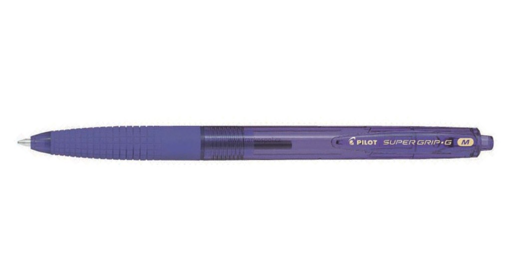 Kuličkové pero PILOT FriXion SuperGrip-G 2044, střední (M), fialové