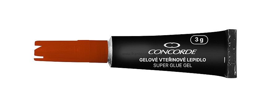 Vteřinové lepidlo Concorde, gelové, 3 g