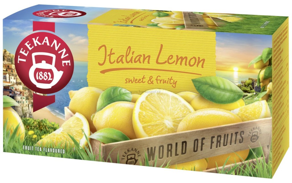 Ovocný čaj TEEKANNE Italian Lemon, 20 x 2 g