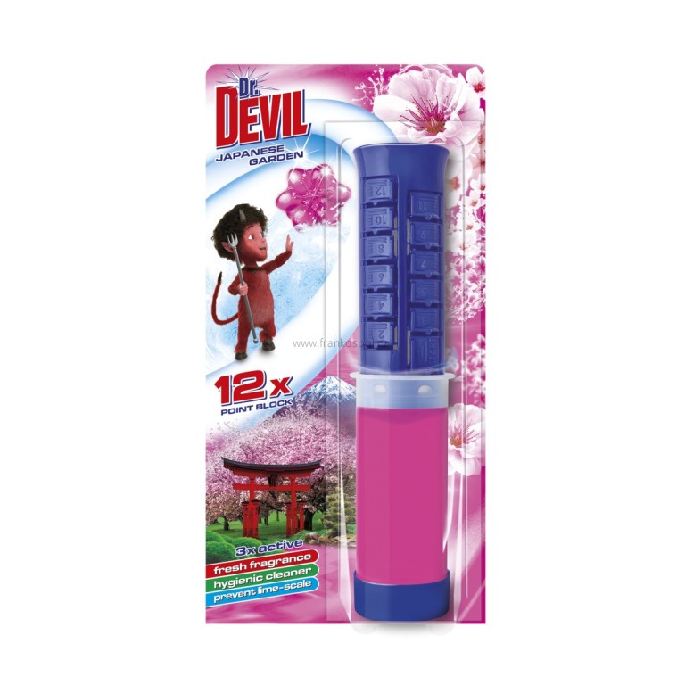 DR.DEVIL 3v1 WC Point block gel, 75 ml, Japanese garden