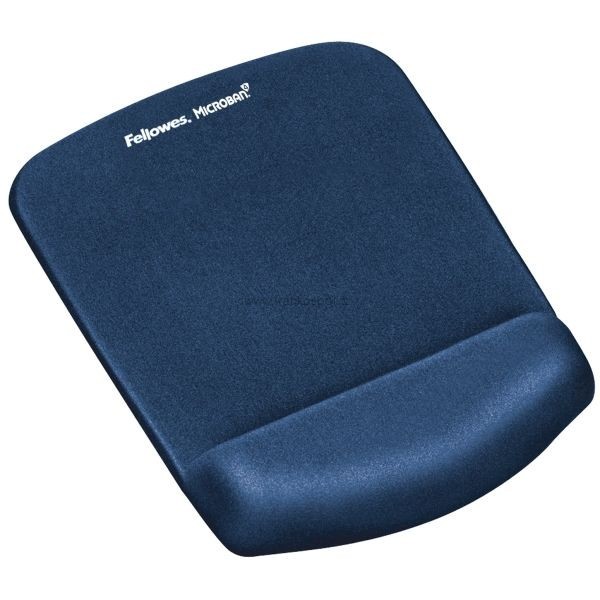 Podložka pod myš a zápěstí FELLOWES PlushTouch, modrá