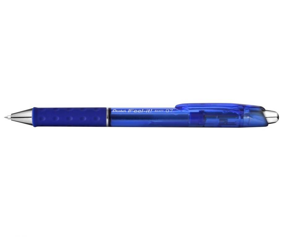Kuličkové pero PENTEL BX477, 0,7 mm, modré
