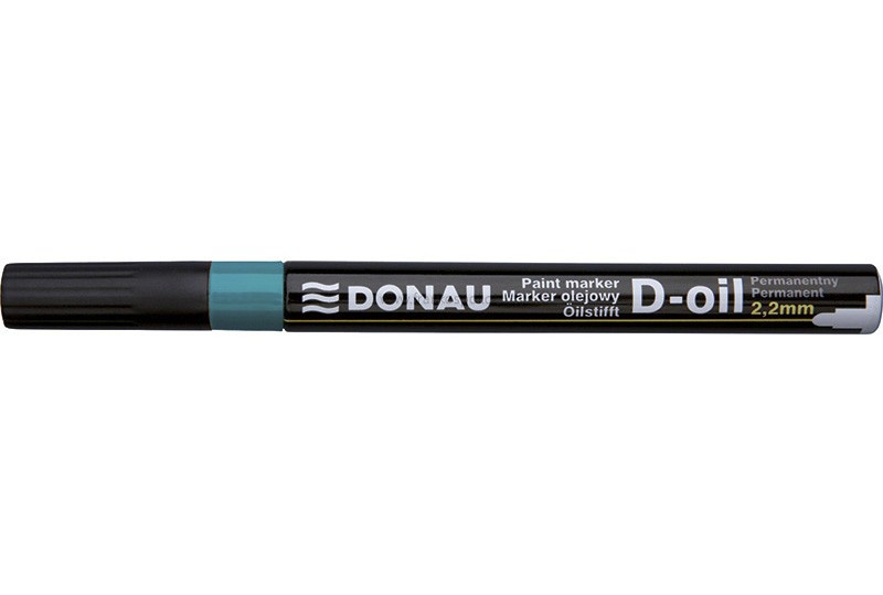 Lakový popisovač Donau D-oil, 2,2 mm, zelený