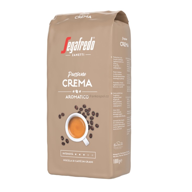 Káva SEGAFREDO Passione Crema, 1 kg