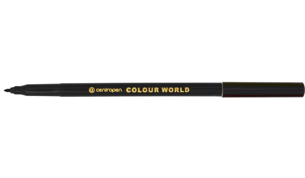 Popisovač CENTROPEN 7550 Colour World, černý