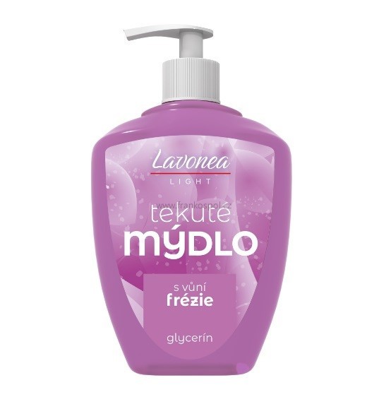 Tekuté mýdlo LAVONEA Light Frézie, 500 ml s pumpičkou