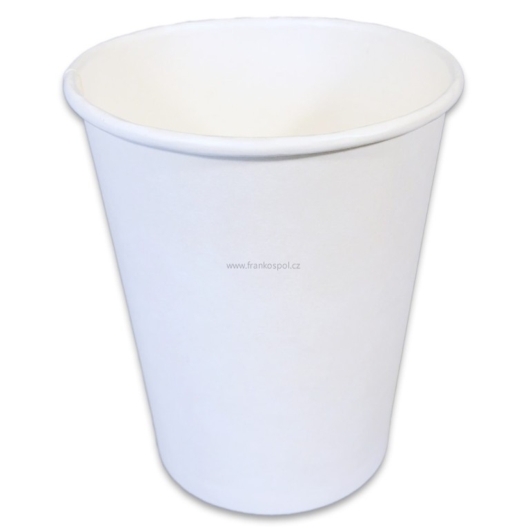 Kelímek nápojový papírový, 0,3 l, bílý