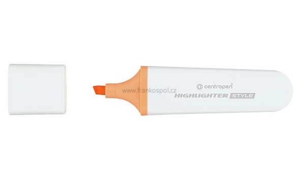 Zvýrazňovač CENTROPEN Style 6252, pastelový, oranžový