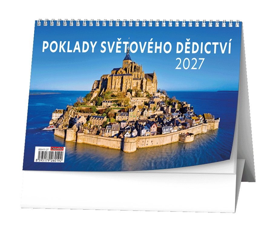Stolní kalendář POKLADY SVĚTOVÉHO DĚDICTVÍ, BSH11