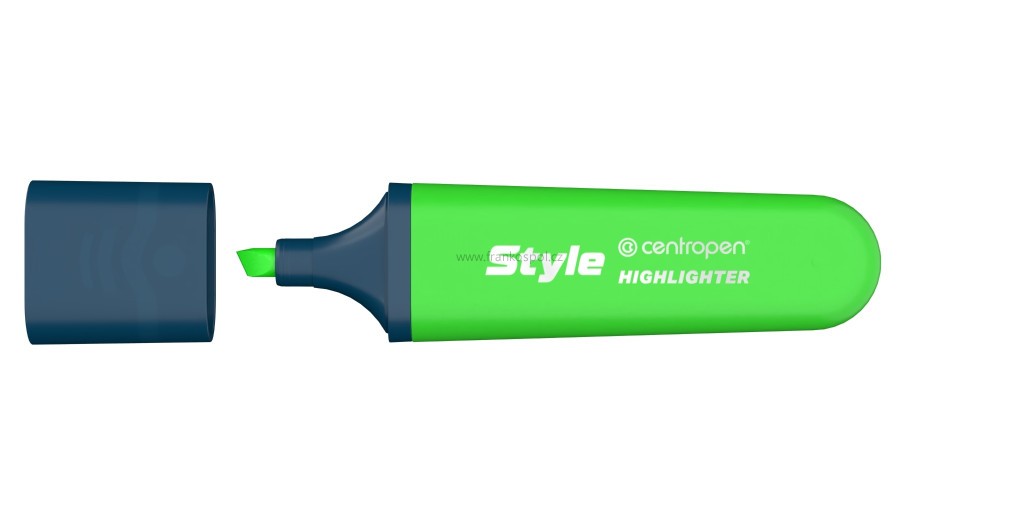 Zvýrazňovač CENTROPEN Style 6252, fluo, zelený