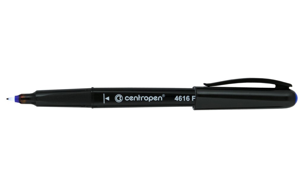 Popisovač CENTROPEN 4616 F na CD/DVD/BD, modrý