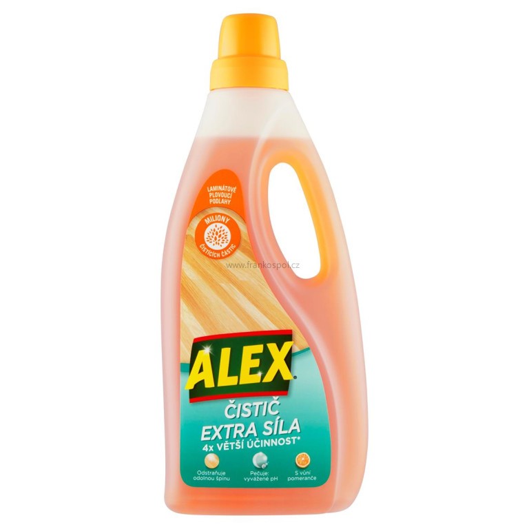 ALEX čistič extra síla, na laminát, 750 ml