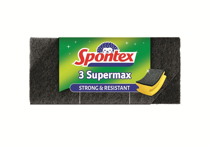Houbička na nádobí SPONTEX Super Max, 3 ks