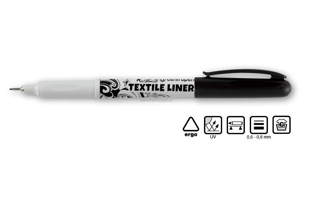 Liner CENTROPEN 2639 TEXTIL, černý
