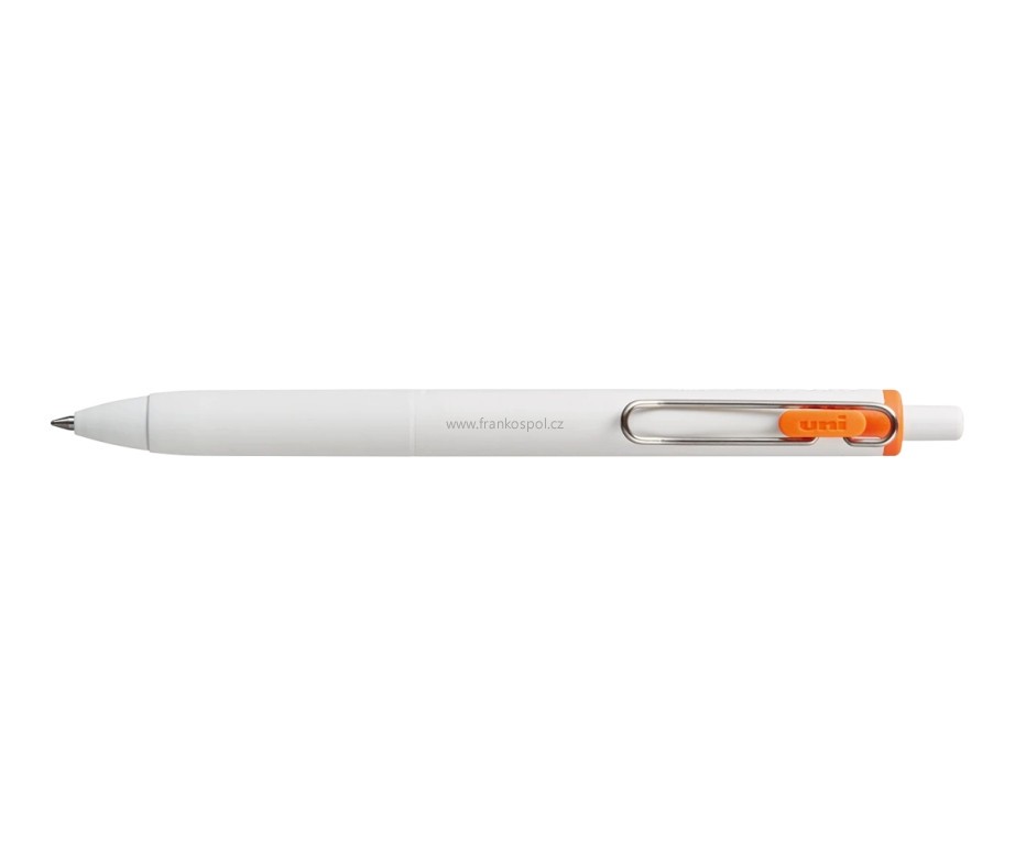 Gelové pero UNI One, 0,7 mm, oranžové