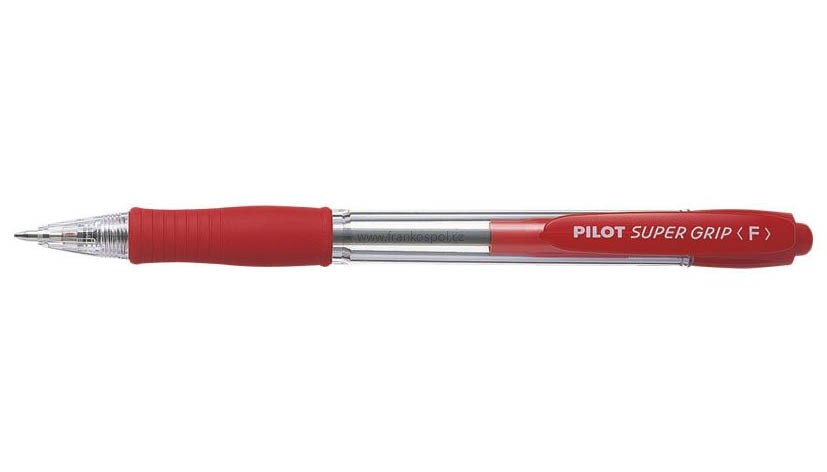 Pero kuličkové PILOT 2028 SUPER GRIP, červené