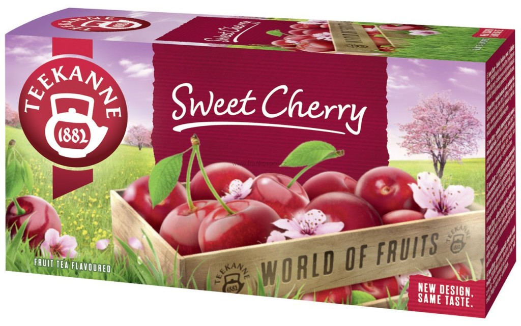 Ovocný čaj TEEKANNE Sweet Cherry, 20 x 2,5 g