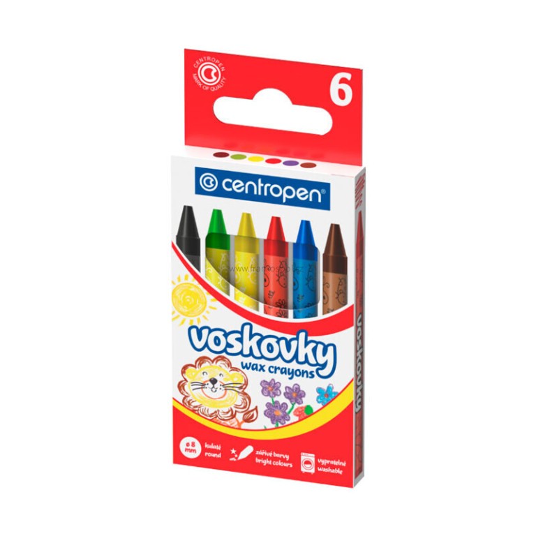 Voskovky CENTROPEN 9530, 6 barev