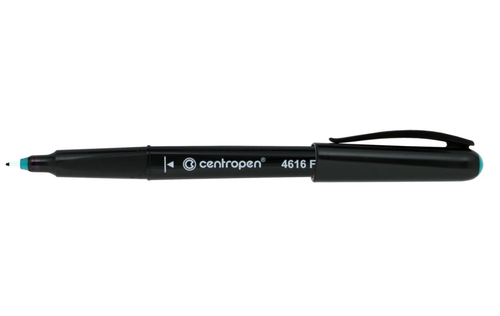 Popisovač CENTROPEN 4616 F na CD/DVD/BD, zelený