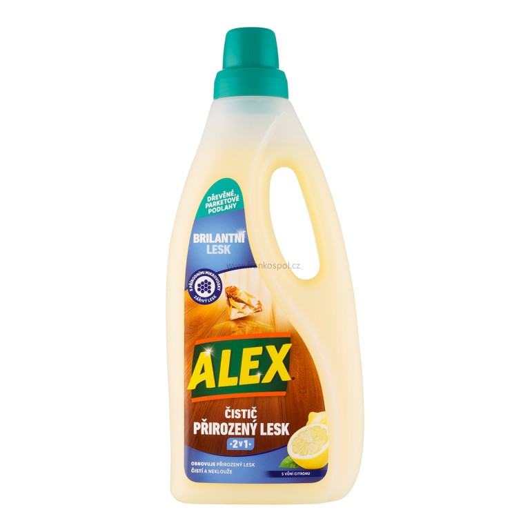 ALEX čistič přirozený lesk 2v1, 750 ml, na dřevo