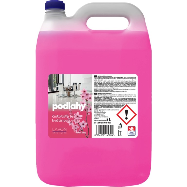 LAVON Easy Clean na podlahy, 5 l, Velvet pink