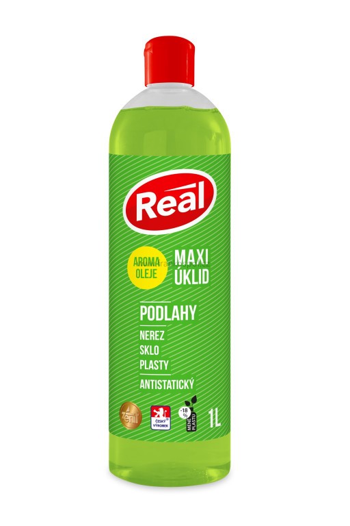 REAL Maxi úklid, 1 l, s aroma oleji